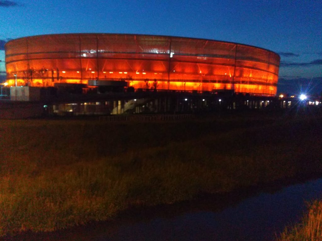 31.05.19r. pomarańczowy Stadion i Rondo z okazji Dnia Osób Chorych na Zespół Pradera–Willego