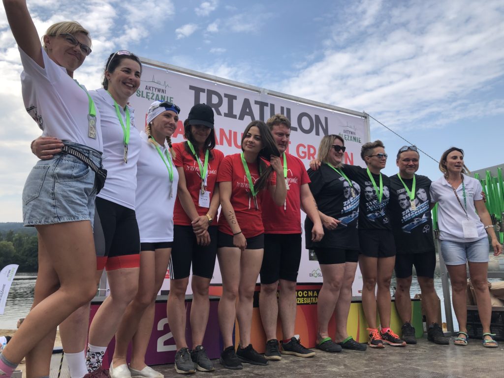 Nad Zalewem Sulistrowickim na Dolnym Śląsku zakończył się Triathlon dla Januszy i Grażyn!